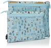 Hapitas Pouch Set 7119 Snoopy Set 7119 PN128 Bus Stop Blue 2-Size Multi-Pouch