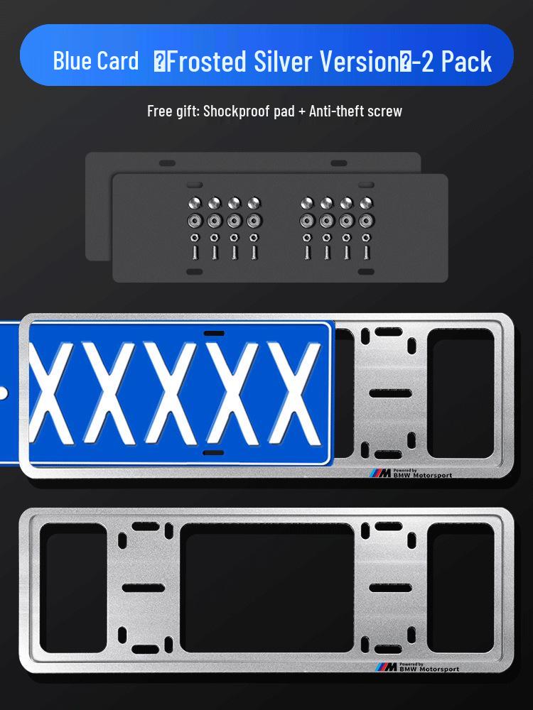 Kohlefaser-Nummernschildhalter für BMW X1, X2, X3, X4, X5, 1er, 3er, 5er
