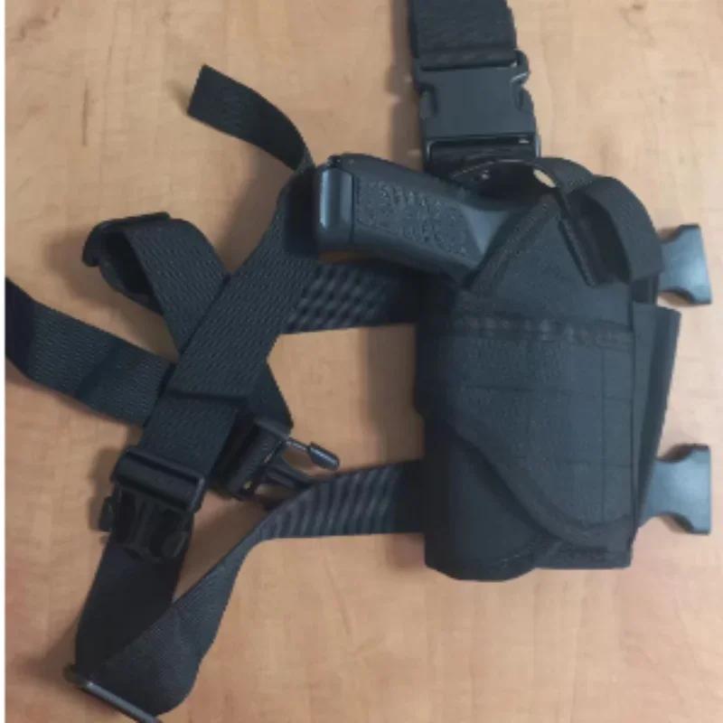 Universelles linkes rechtes Handfeuerwaffenholster Taktische Tornado Oberschenkelholster Jagd Militär Airsoft Glock Handfeuerwaffenhalter Tasche