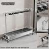 Mobile Mop and Broom Storage Rack