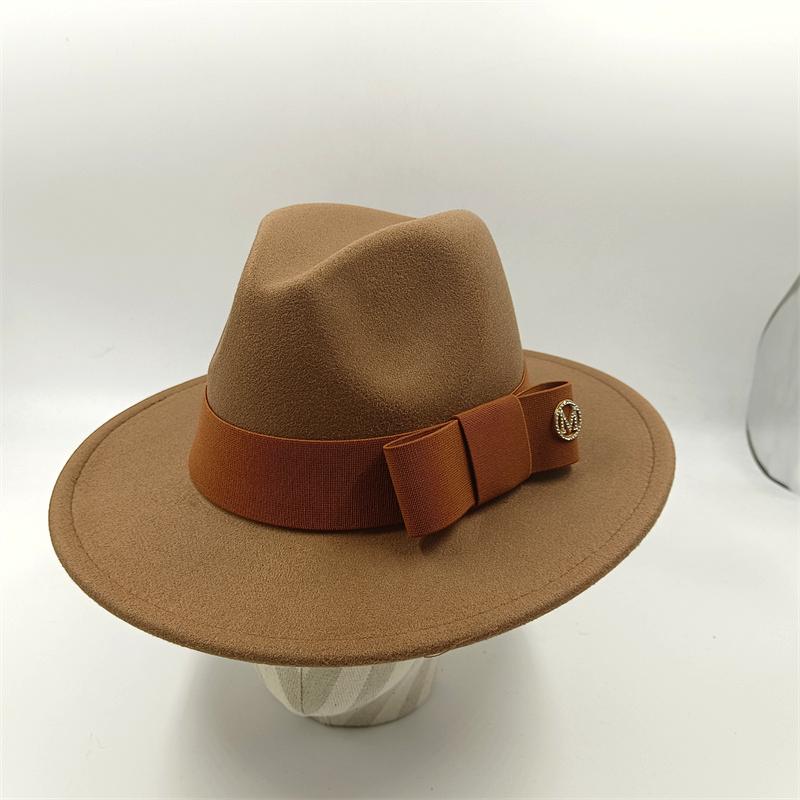 Fedora Fiocco Nuovo Blu Lago Cappello Nuovo Monocromatico Moda Primavera Unisex Cappello Jazz Cappello Fedora Gorras