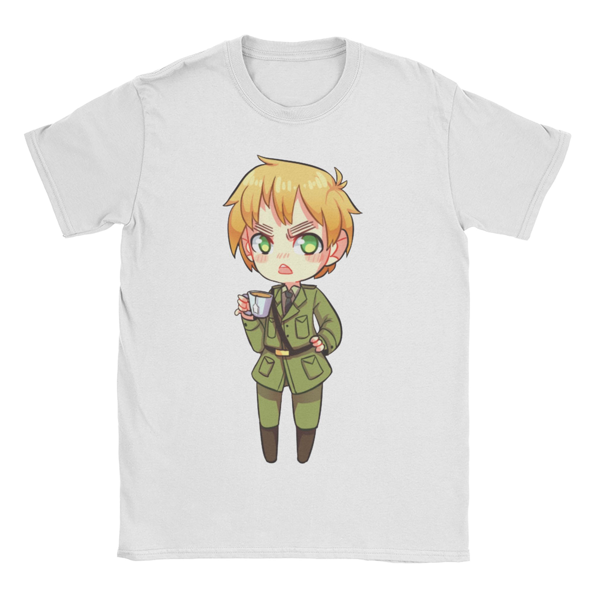 Canada Hetalia TShirt Unisex Womens 100 Cotton T Shirts Axis Powers Hetalia Anime APH World Short Sleeve Tees Plus Size Tops S