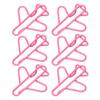 100pcs Airplane Shaped Paper Clips Rust Prevention Plating Process Cute Paper Clip for Scrapbooking Card Making