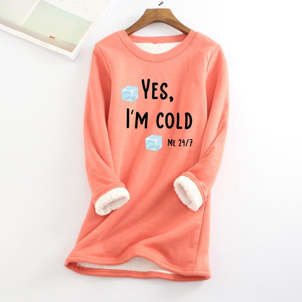 Women's Autumn Winter Plus Size Loose Thickened Velvet Warm Bottoming Shirt Top