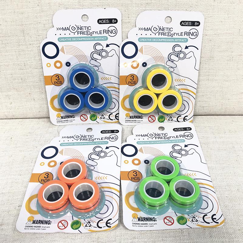 Magnetic Finger Ring Gyroscope: Unique Stress Relief Toy for Decompression