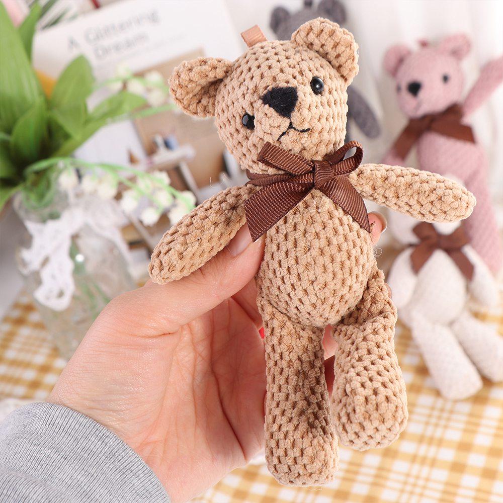 Party Decor Toy Decorations Key Pendant Soft Toys Bear Stuffed Toys Bear Plush Toy Stuffed Animals