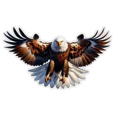 The Flying Eagle Spreading Its Wings Soaring Car Sticker Waterproof Vinyl Decal Self-adhesive Decal For Car Accessories SH603