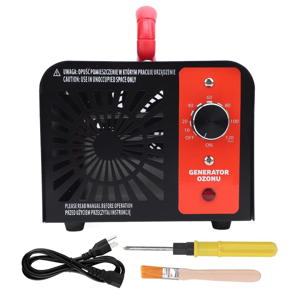 O3 Luftrenser Deodorant 120 Minutters Timer Multifunksjonell Hjemme O3 Generator for 2000 til