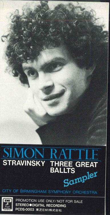 

CD SIMON RATTLE - Stravinsky -three Great Ballts PCDS0003 EMI Japan Classical Used
