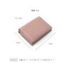Blanc Pomme Women's Cowhide Leather Tri-Fold Wallet, Mini Wallet, Coin Purse, Card Slots, Anti-Skimming, Compact Wallet, Bp-1057, Mocha