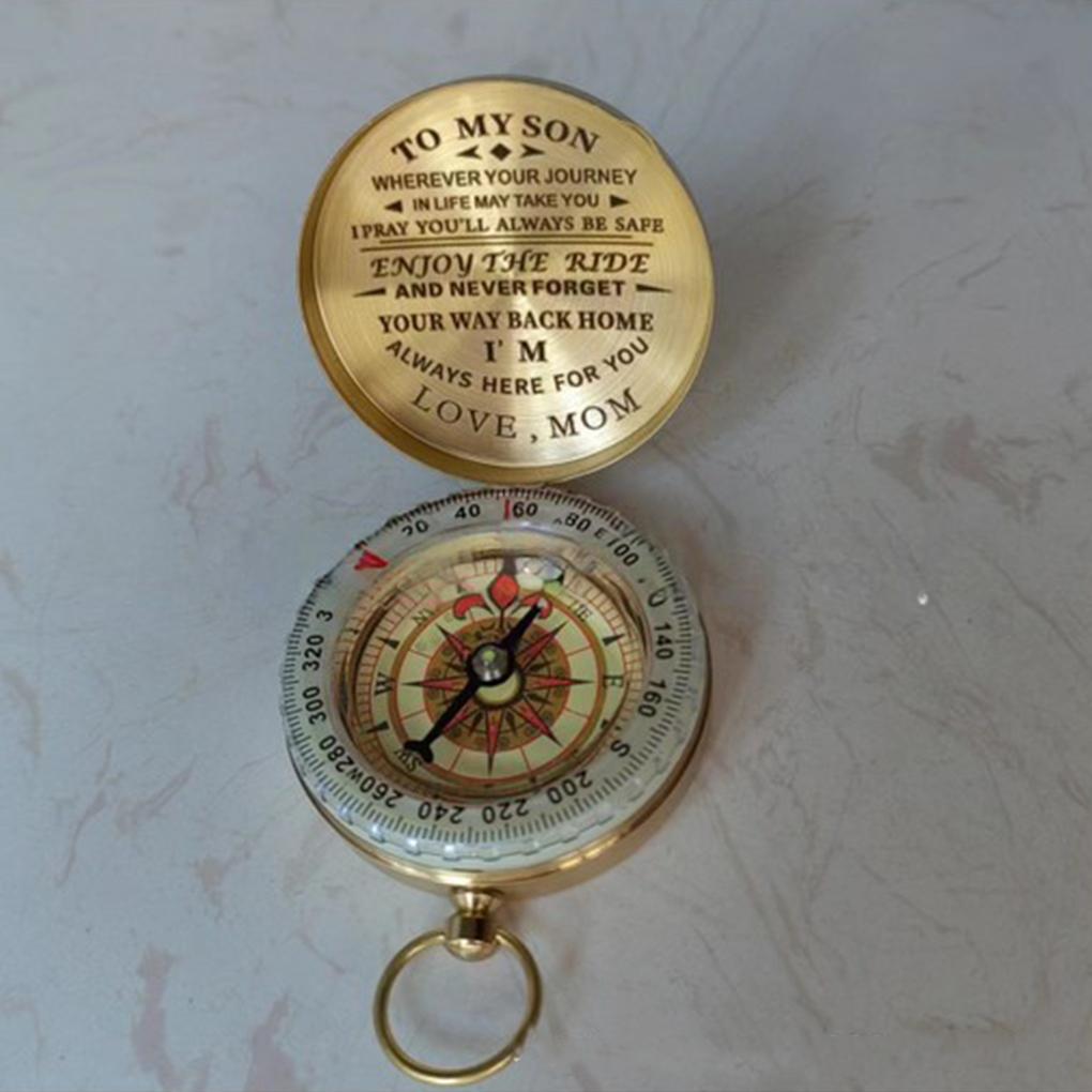 Copper Compass For Outdoor Adventure Durable And Exquisite Craft Outdoor Compasses Camping Compasses