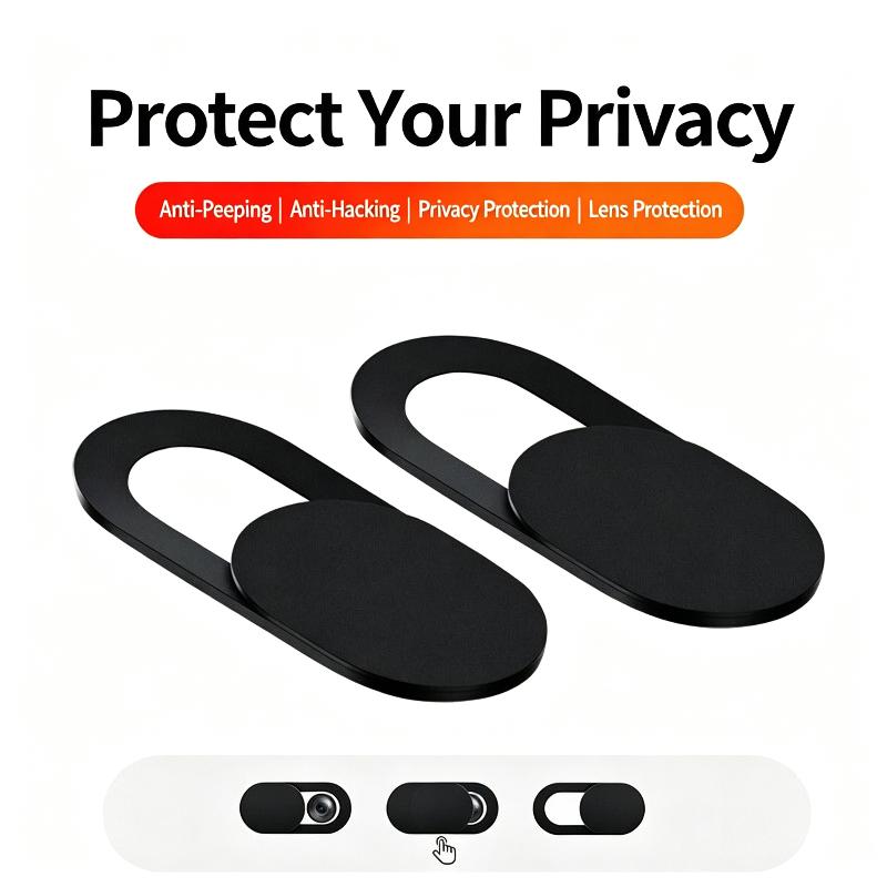 Reusable Webcam Privacy Cover No Residue Adhesive Slider Anti-Spy Camera Cover for Laptop Tablet Mobile Phone Business Travel