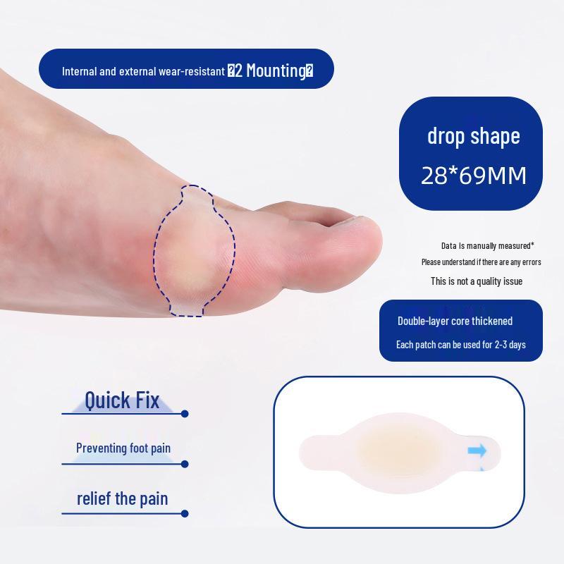 

Disposable Anti-Friction Gel Heel Stickers - Military & High Heel Anti-Blister Solution