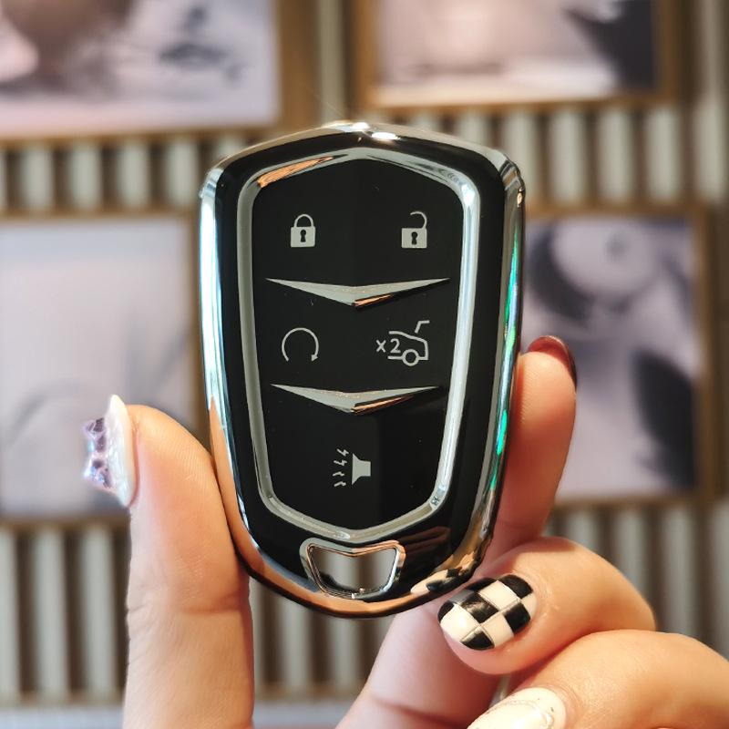 Cadillac Key Cover for CT5/XT5/XT4/XTS/CT6/ATS/XT6/CT4/SRX Models