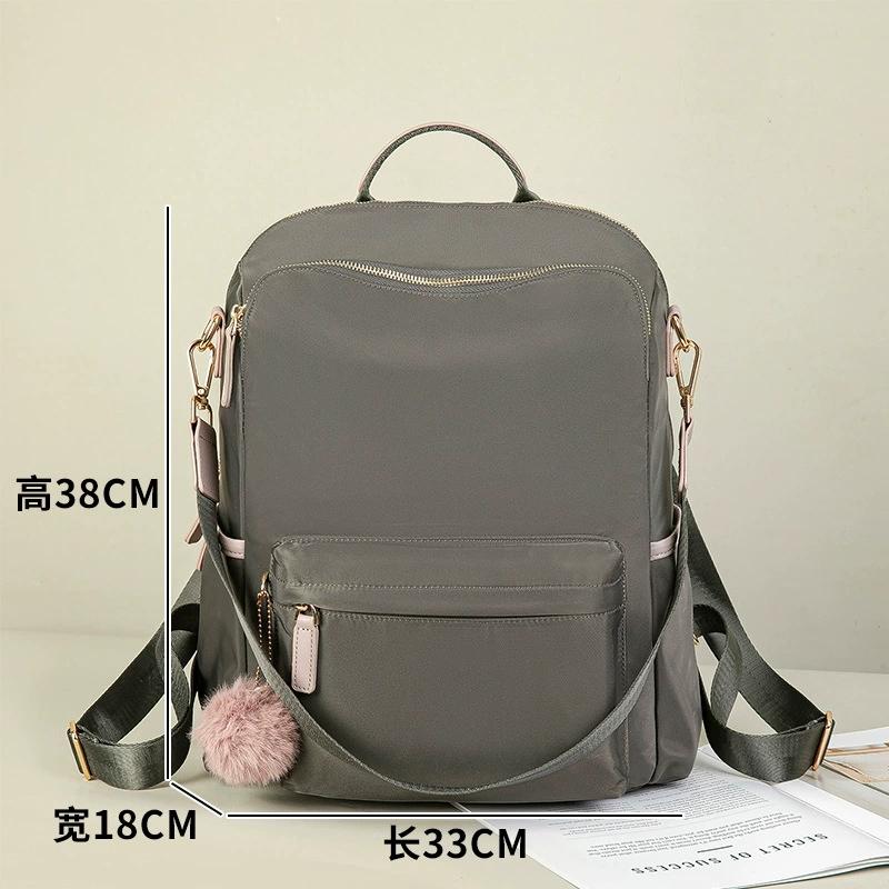 Modischer Damenrucksack Leichter Oxford-Stoff Geräumig für Reisen & Studium Minimalistischer Wasserabweisender Tagesrucksack