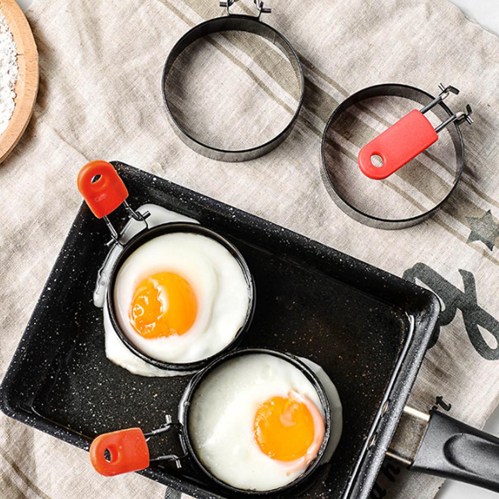 Kitchen Cooking Tools Omelette Egg Non Stick Round Omelette Model Stainless Steel Omelette Set Household Kitchen Gadgets