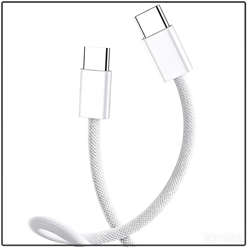 Original Apple Type‑C To Type‑C Charging Cable 1M Braided Stable Power Delivery Durable USB‑C Cord Universal Compatibility For Smartphone Tablet