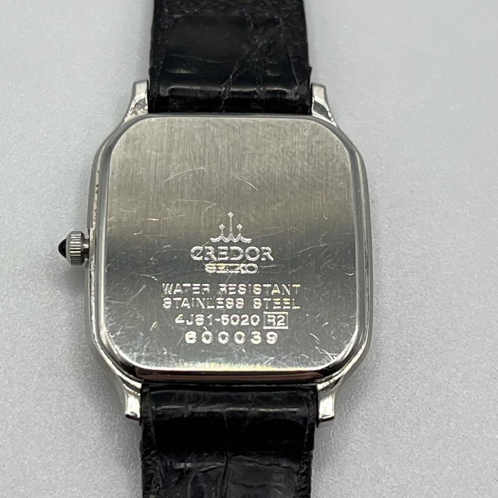 [USED] SEIKO Credor 4J81-5020 Quartz Ladies' Watch with Replaced Battery