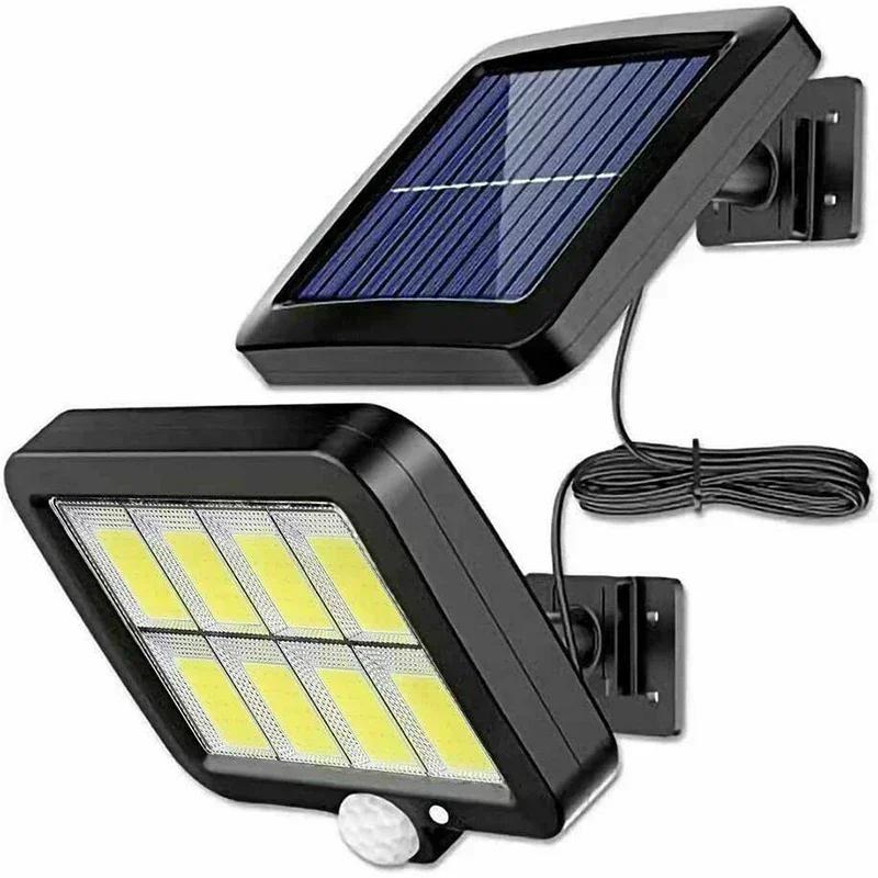 

Solar Light Outdoor Waterproof 160COB Street Wall Lamp with Motion Sensor LED Flood Lights for Home Garden 1Pcs