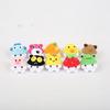 Mini Cartoon Animal Doll Series Crochet Keychain Funny Little Sprite Doll Knitted Keyrings Wholesale Handmake Crochet Keyrings