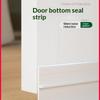 Soundproof PVC Door Bottom Seal Strip Self Adhesive Strong Adhesion Dustproof Easy Trim for Home Garage Office Entry Doors