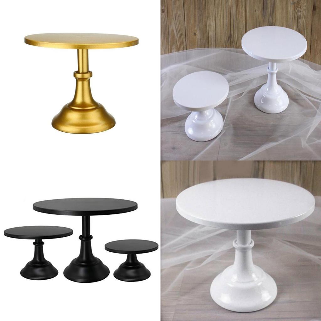 Hochwertiger Kuchenständer aus Eisenmetall mit Sockel für Hochzeiten, Partys und Heimdekoration