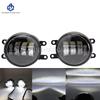 2pcs Fog Lights Headlight For Toyota Yaris HTCHBCK/Vitz 2013 2014 Version Clear Lens Front Bumper Fog Light LED Fog Lamp