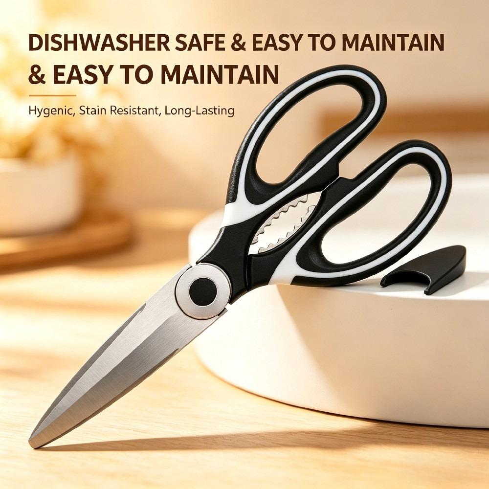 Reinforcement Multifunctional Heavy Duty Kitchen Shears Stainless Steel Chicken Bone Cutter Household Food Fish Cutting Tool