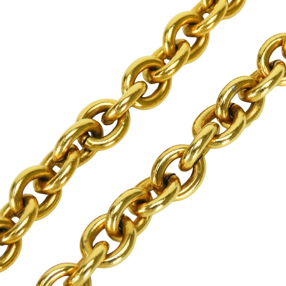 Used CHANEL Necklace Cambon Line 31 RUE CAMBON Metal 132g Gold Plating