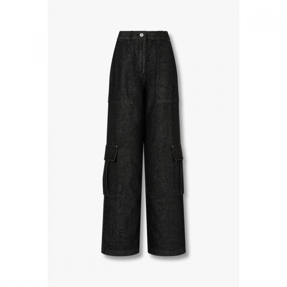 

Studio Tomboy Medium Black Denim Cargo Pants black (99)/M