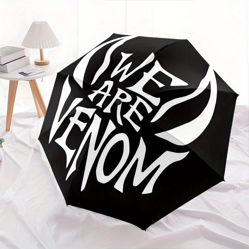 

Venom Fashion Umbrella, Automatic Opening and Closing Cartoon Design, Iron Ribs and Handle, 8 Ribs, Suitable for All Occasions and Travel070