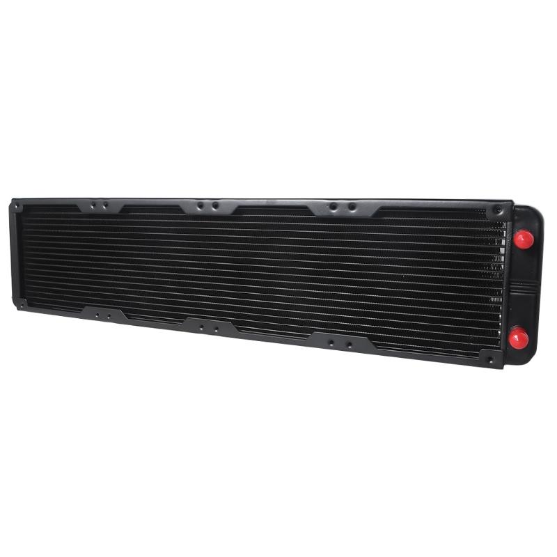 Water Cooling Computer Radiator 18 Pipe Aluminum Heat Exchanger Liquid Cooling Heat Sink for CPU PC Water Cool System