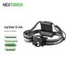 NEXTORCH Mystar R AA Utomhus Justerbar Fokus Pannlampa