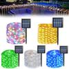 Solar Rope Strip Light Fairy String Garden Christmas Decoration Garland Xmas Solar Rope String Light Fairy Strip 32M/22M/12M/7M