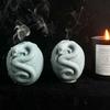 DIY Easter Egg Relief Snake Silicone Mold Creative Aroma Candle Plaster Resin Mould Handmade Soy Wax Candle Making Supplies