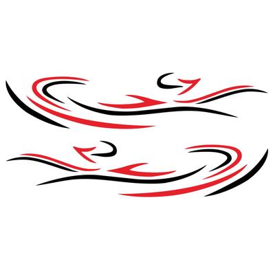 Car Auto Body Sticker Self Adhesive Side Truck Graphics Decals Fitment for Camper Caravan RV Trailer