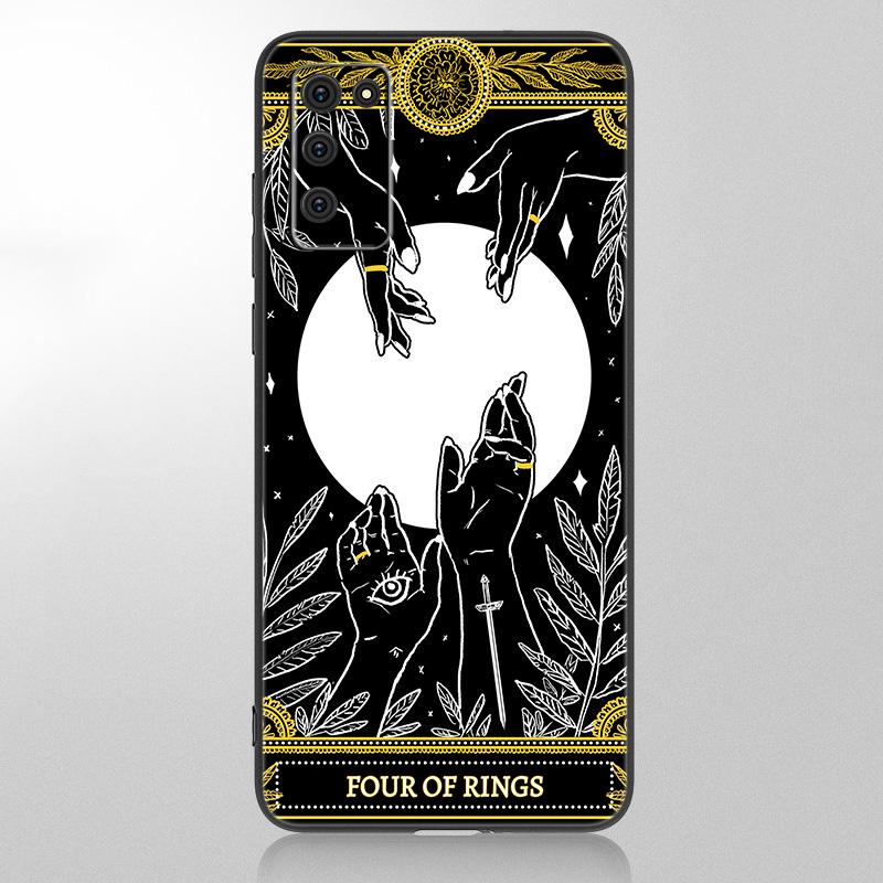 Etui Tarot Egyptien de Dusserre Art do Samsung Galaxy A12 A02S A22 A32 A52 A72 A71 A51 A41 A31 A21 A11 A50 A70 A10S A20S