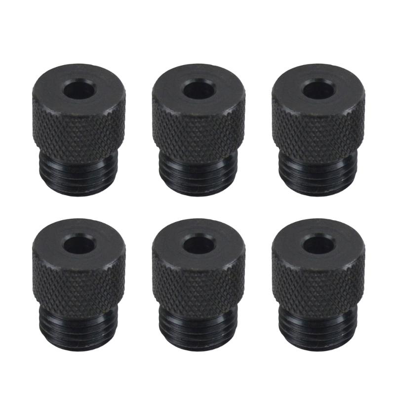 Professional 6Pcs Drill Guide Bushings Sturdy Carbon Steel Rustproof Drill Sleeve For 2mm To 10mm Hole Alignment