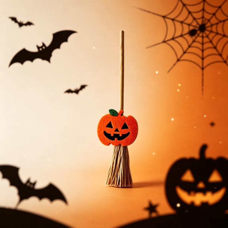 Halloween Pumpkin Bat Ghost Mini Straw Decor Food Grade Material for Home Halloween Party Table Decorations