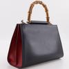 GUCCI Nim Fair Bamboo Handbag 459076 2WAYShoulder black Calfskin Women Used