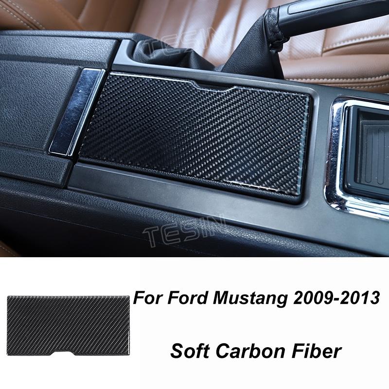 TESIN Autocolante de acoperire pentru decorațiuni interioare din fibră de carbon pentru Ford Mustang 2009 2010 2011 2012 2013 2014 Exterior