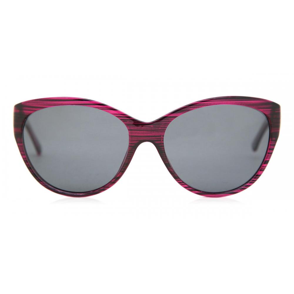 

Ободковые Кошачий глаз Полосатые Фиолетовые Коллекция Smartbuy Alvy Jst 45 012 Модные Женские Солнцезащитные очки Striped Purple/58-17-130