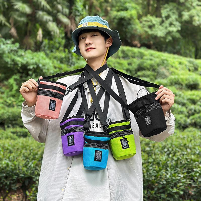 Put Mobile Phone Small Bag Trendy Brand Kettle Bag Portable Small Satchel Couple Student Going Out Lightweight Versatile Messenger Bag Female