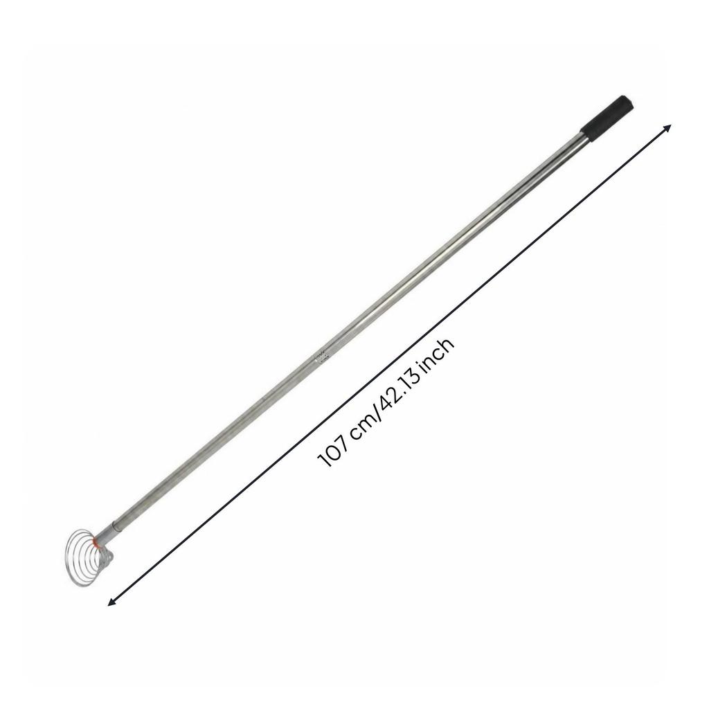 Picking Tool with Spiral Wire Scoop Stainless Steel for Homeowners