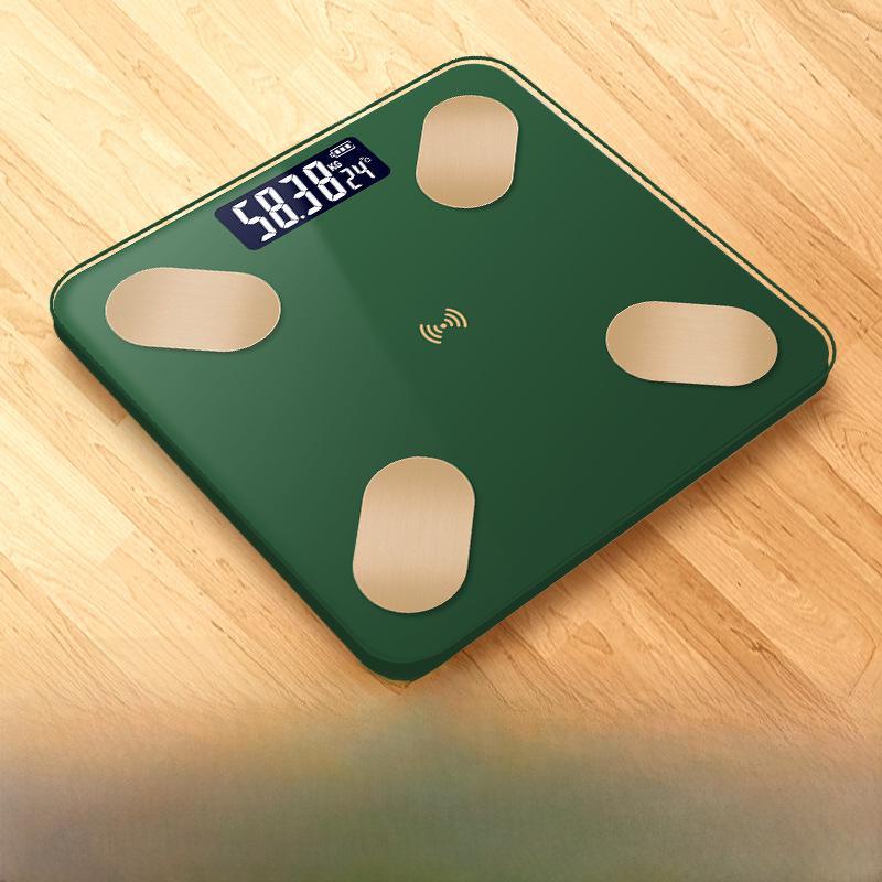 Smart USB Rechargeable Body Weight & Fat Scale for Home Use