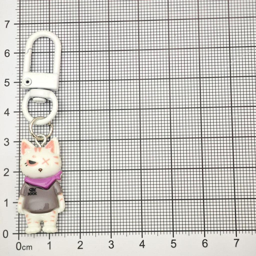 Creative Kitten Bag Charm: Cute DIY Cat Keychain Pendant - Perfect Small Gift for Besties