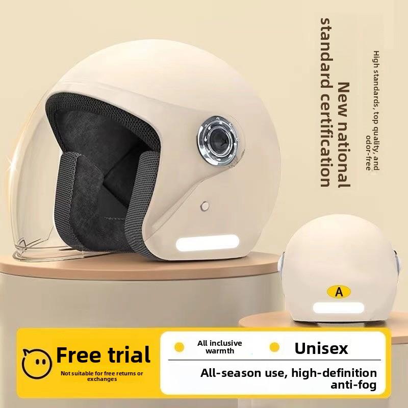 Four-season Universal E-bike Motorcycle Helmet  Anti-fog Drop-resistant Warm motorcycle helmet casco moto motorcycle accessories