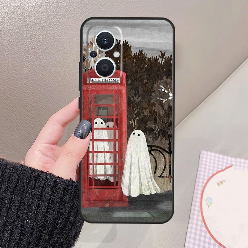 Ghosts Funny Funda For OPPO Reno 12 14 13 11 10 Pro 11F 12F 13F 14F 7 8 Lite OPPO Find X6 X5 X8 X9 Pro Case