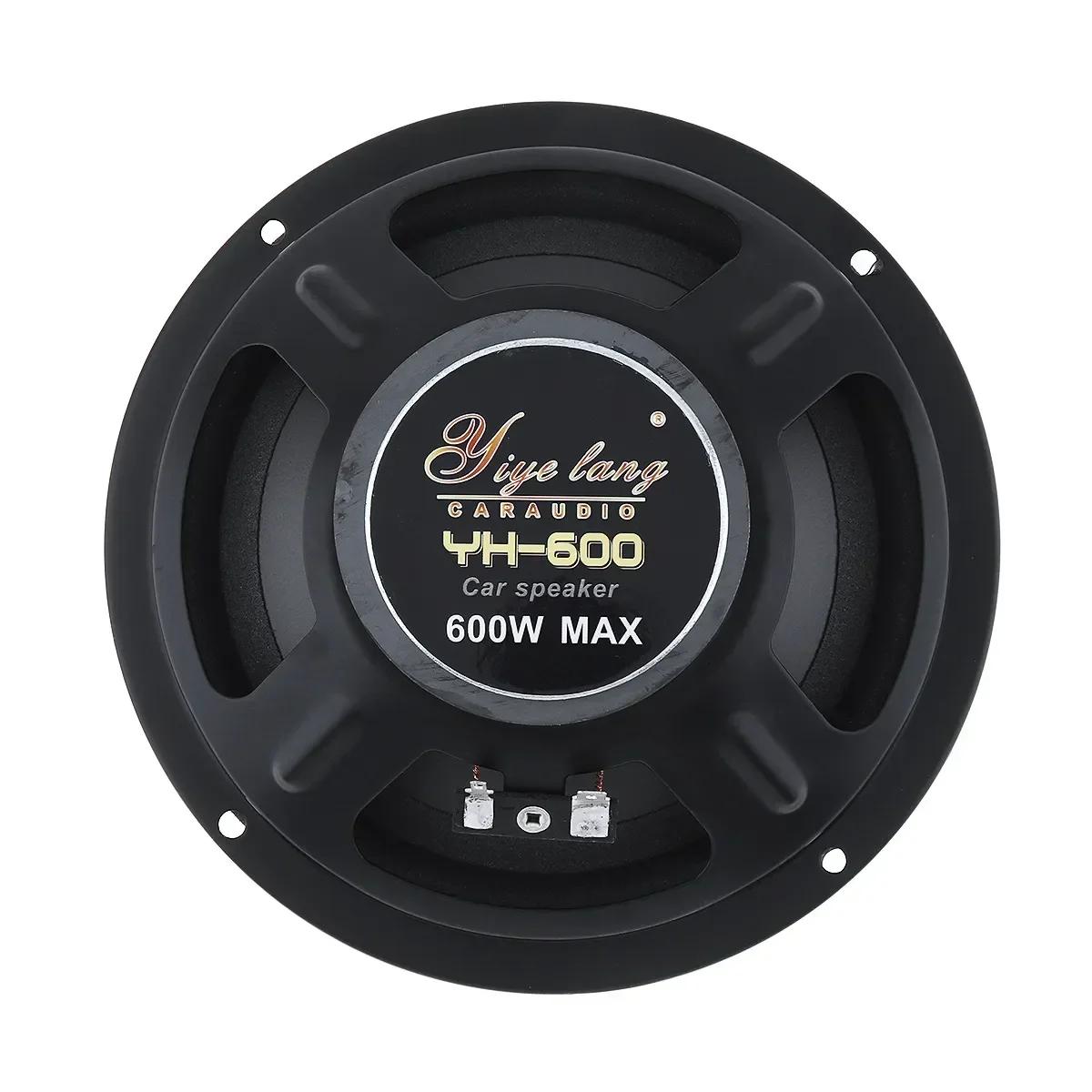 1PCS Car Speakers 600W 2-Way Vehicle Door Auto Audio Music Stereo Subwoofer Full Range Frequency Automotive Speakers