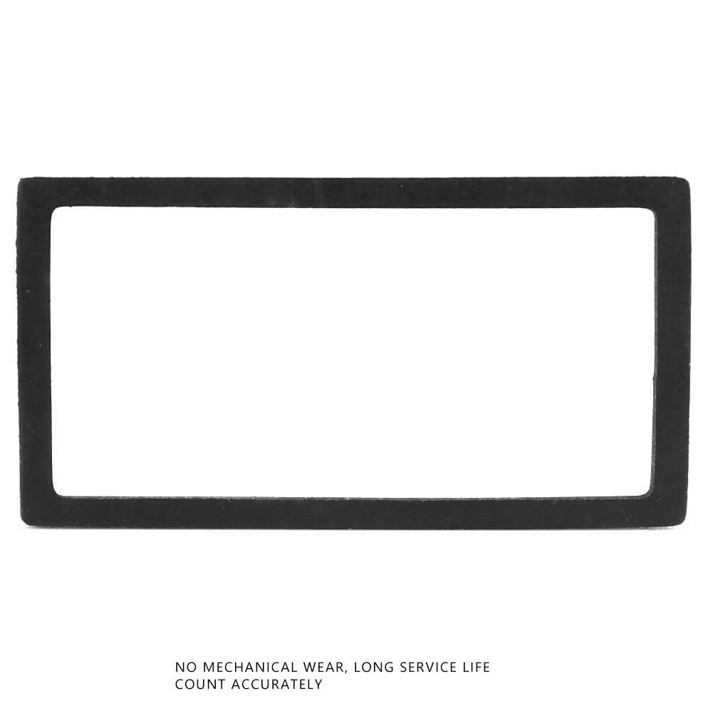 H7EC-N LED Digital Counter, Electronic Counter, No Input Voltage, 8-Digit LCD Display, 0-99999999 Count Range, with Holder, Digital Totalizer